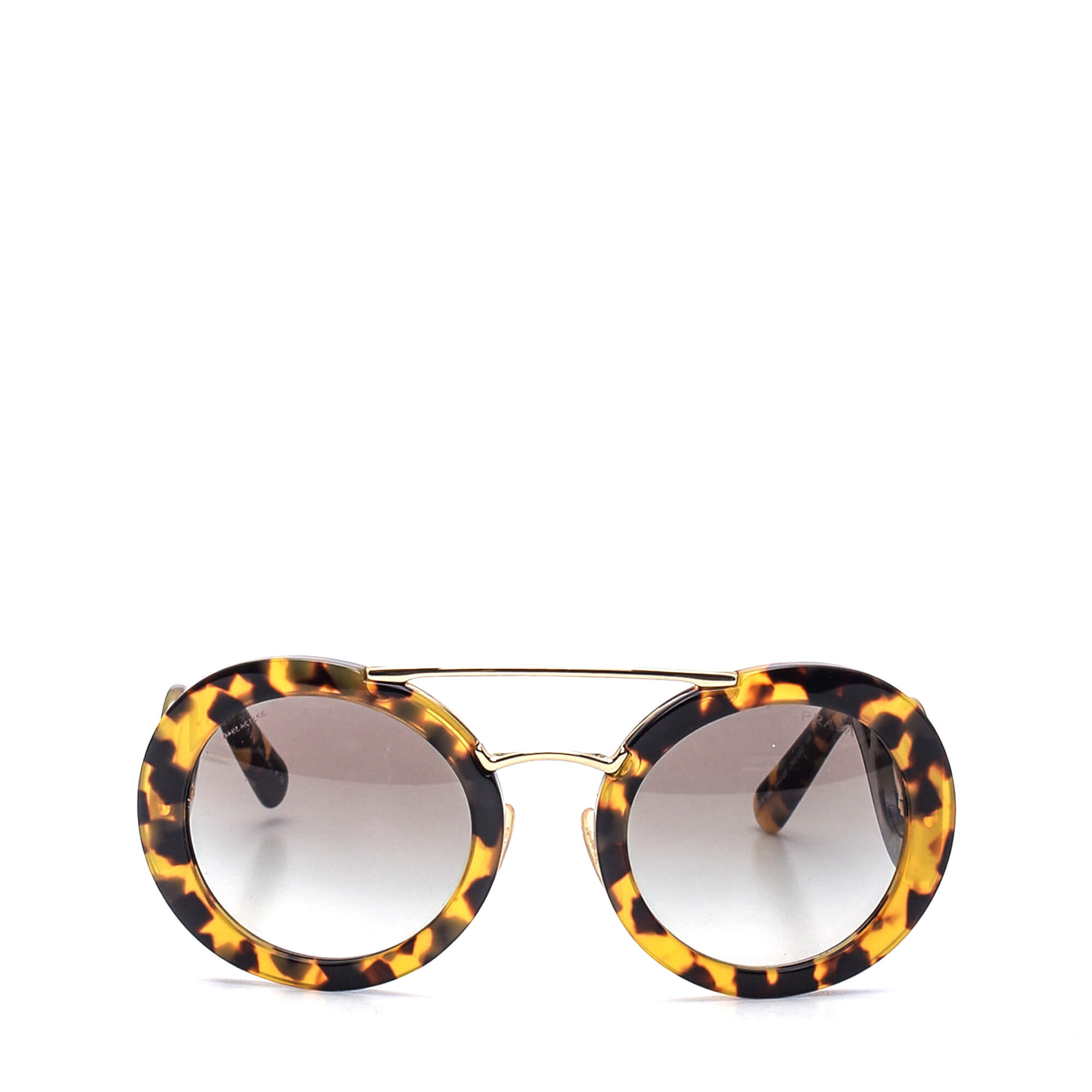 Prada - Tortoise Minimal Baroque Sunglasses